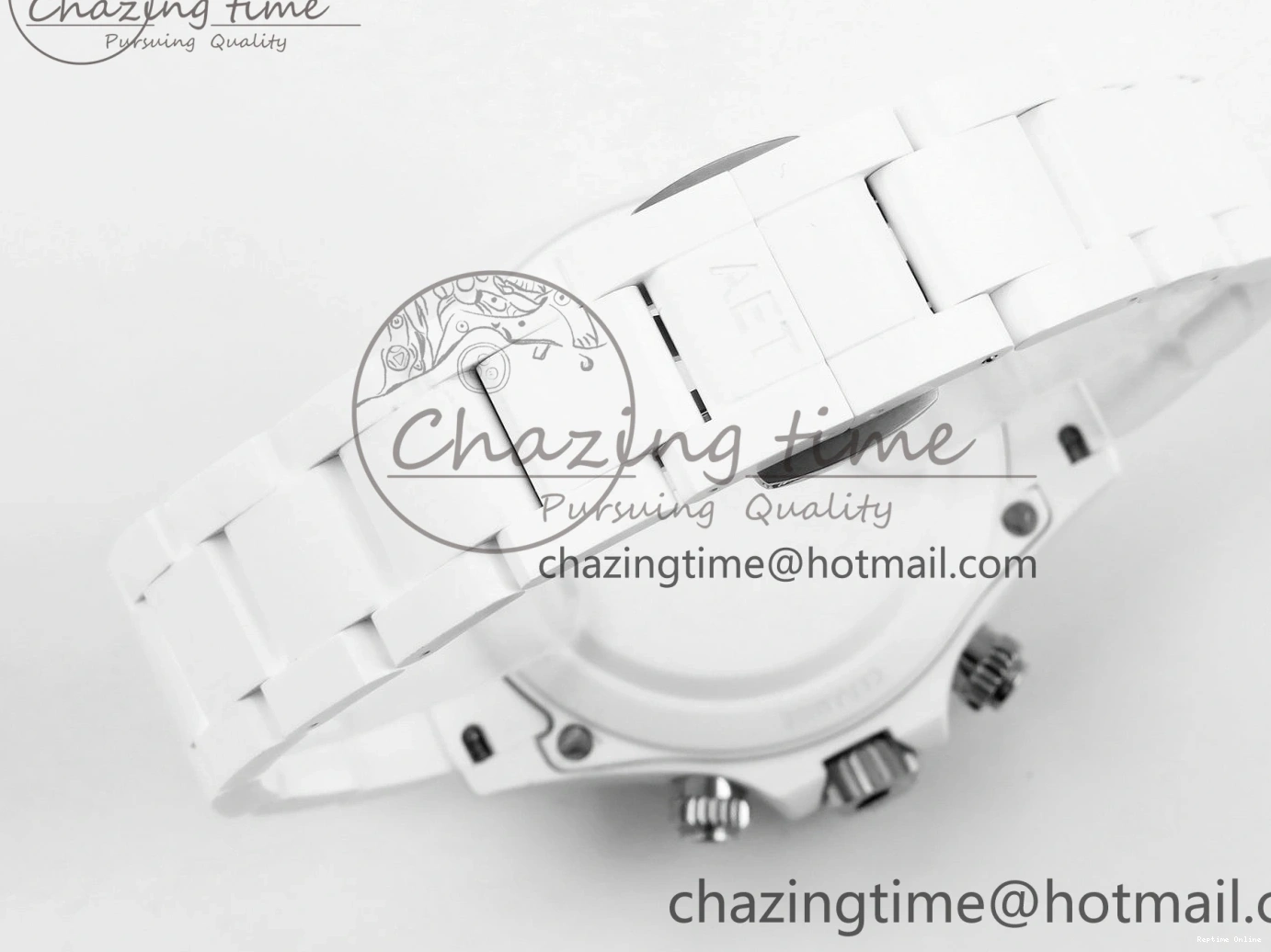 1224 Daytona AET White Ceramic Case and Bracelet Tiffany Blue Dial SA4130 V GoAnywhere 1889